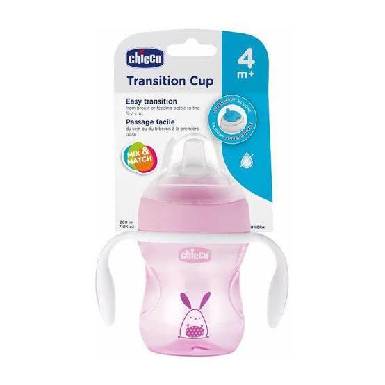 CHICCO - TRANSITION CUP [ROSE 4M+] [200 ML]