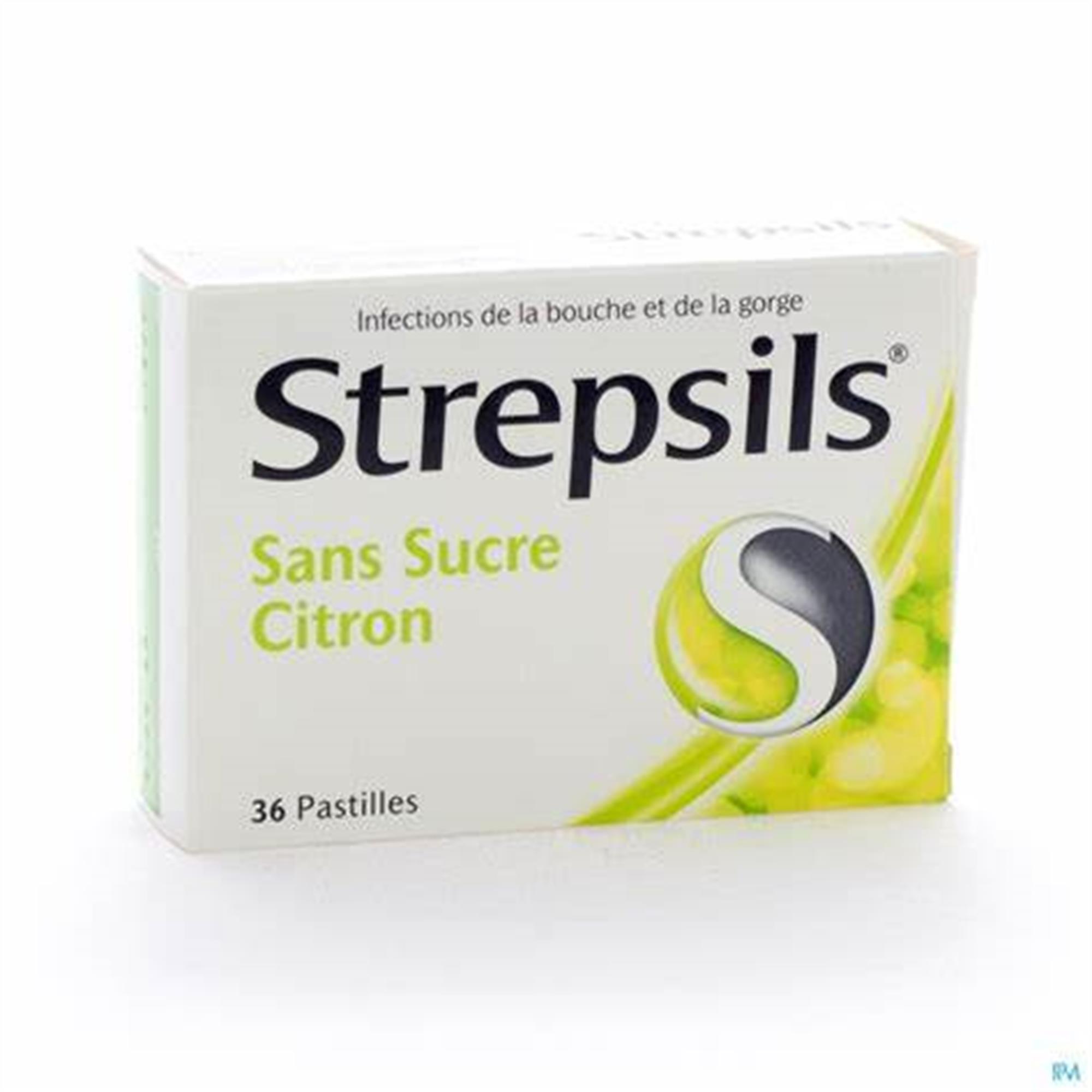 STREPSILS - PASTILLES [CITRON SANS SUCRE] [36]
