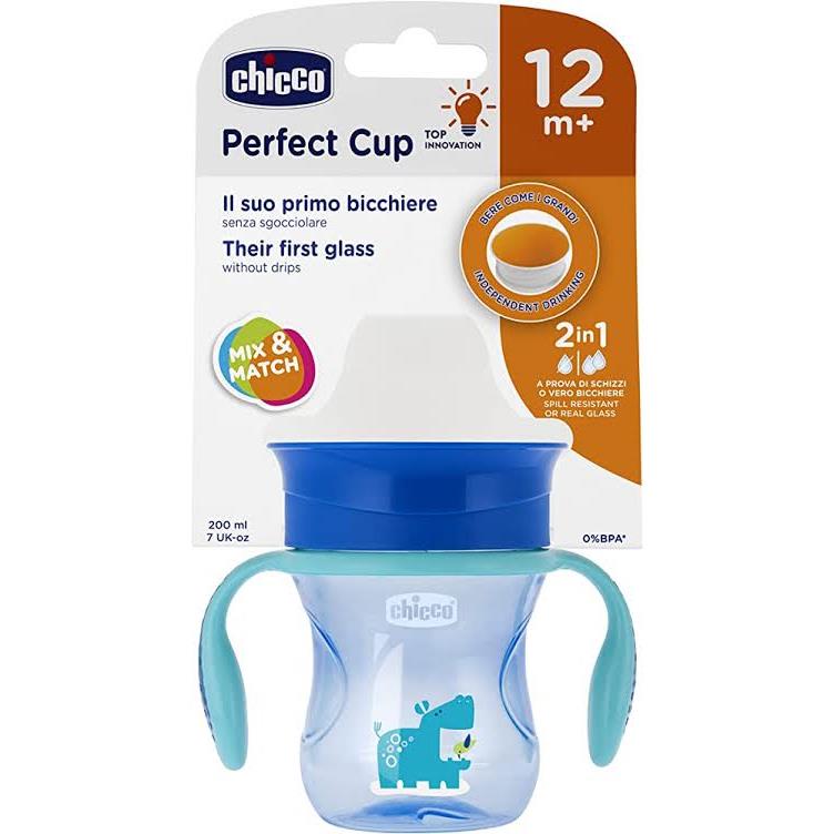 CHICCO - PERFECT CUP [BLUE 12M+] [200 ML]