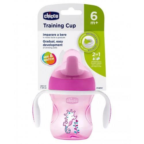 CHICCO - TRAINING CUP [ROSE 6M+] [200 ML]