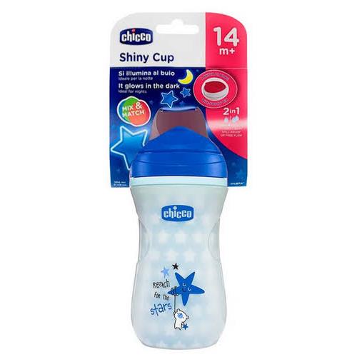 CHICCO - SHINY CUP [BLUE 14M+] [200 ML]