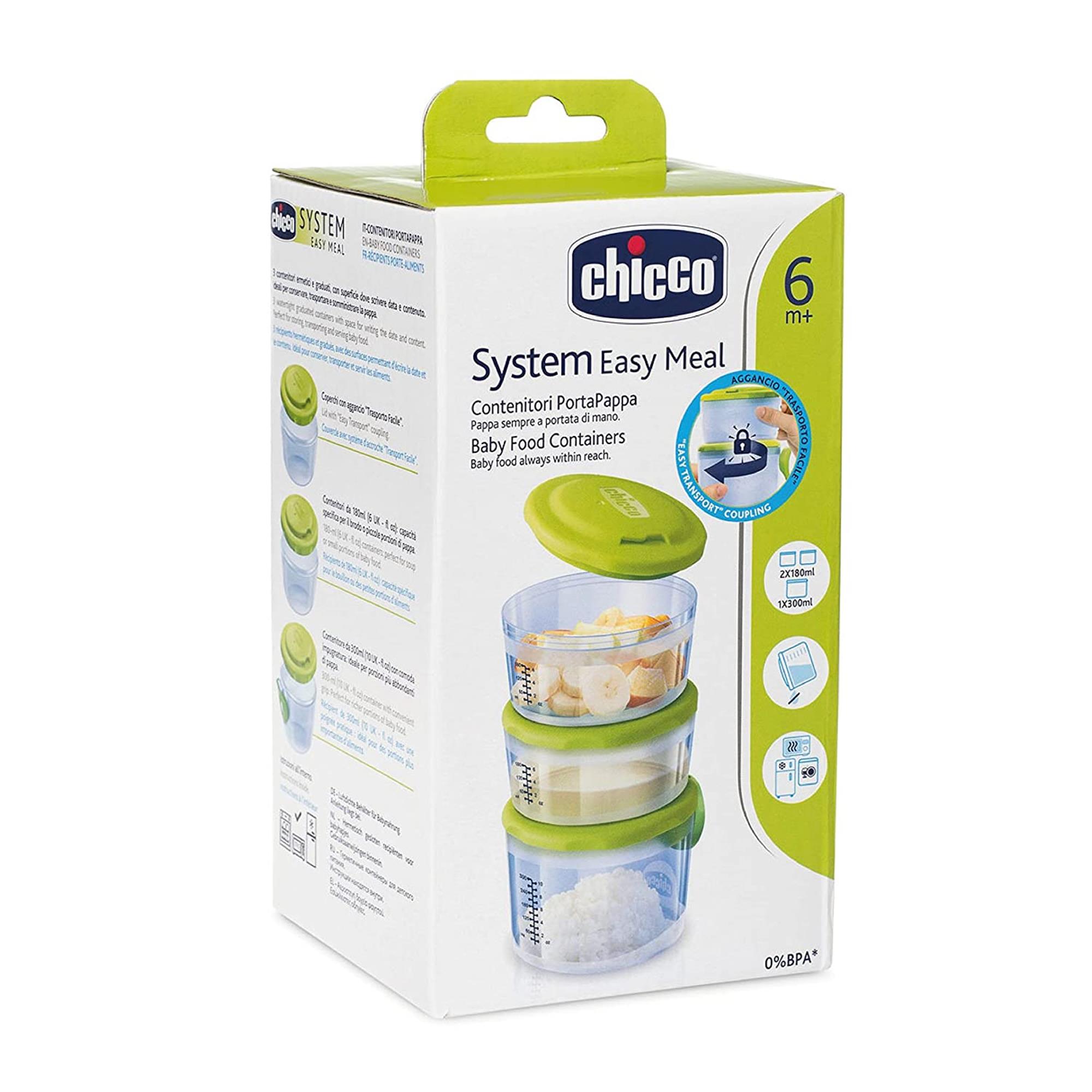 CHICCO - BABY FOOD CONTAINERS SYSTEM [] [6M+]
