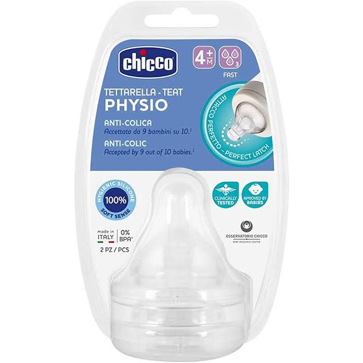 CHICCO - TETINE WELL BEING [ANTI COLIC FAST 4M+] [2]