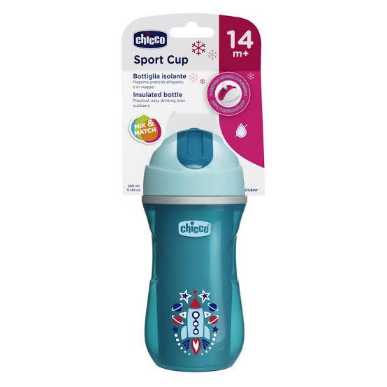 CHICCO - SPORT CUP [BLUE 14M+] [266 ML]