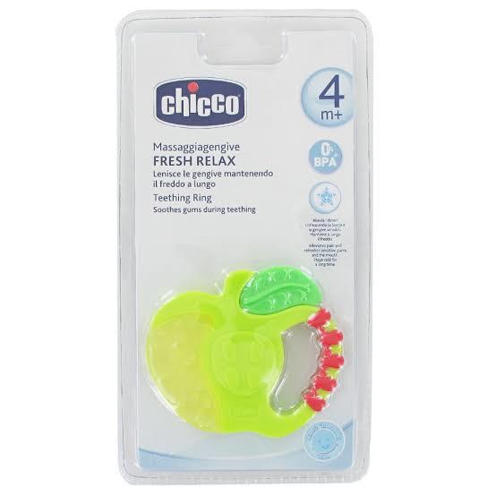 CHICCO - TEETHERS [FRESH RELAX APPLE/STRAWBERRY] [4M+]